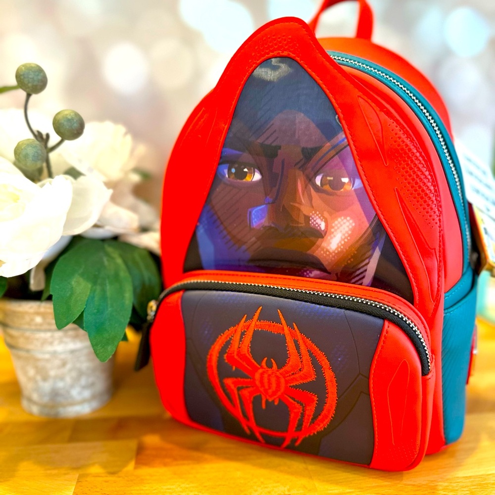 NWT Loungefly Spider-Man Across the Spiderverse Miles Morales Mini Backpack